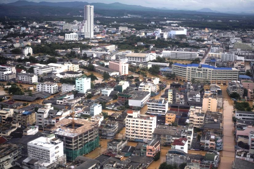 City of Hat Yai in Southern Thailand