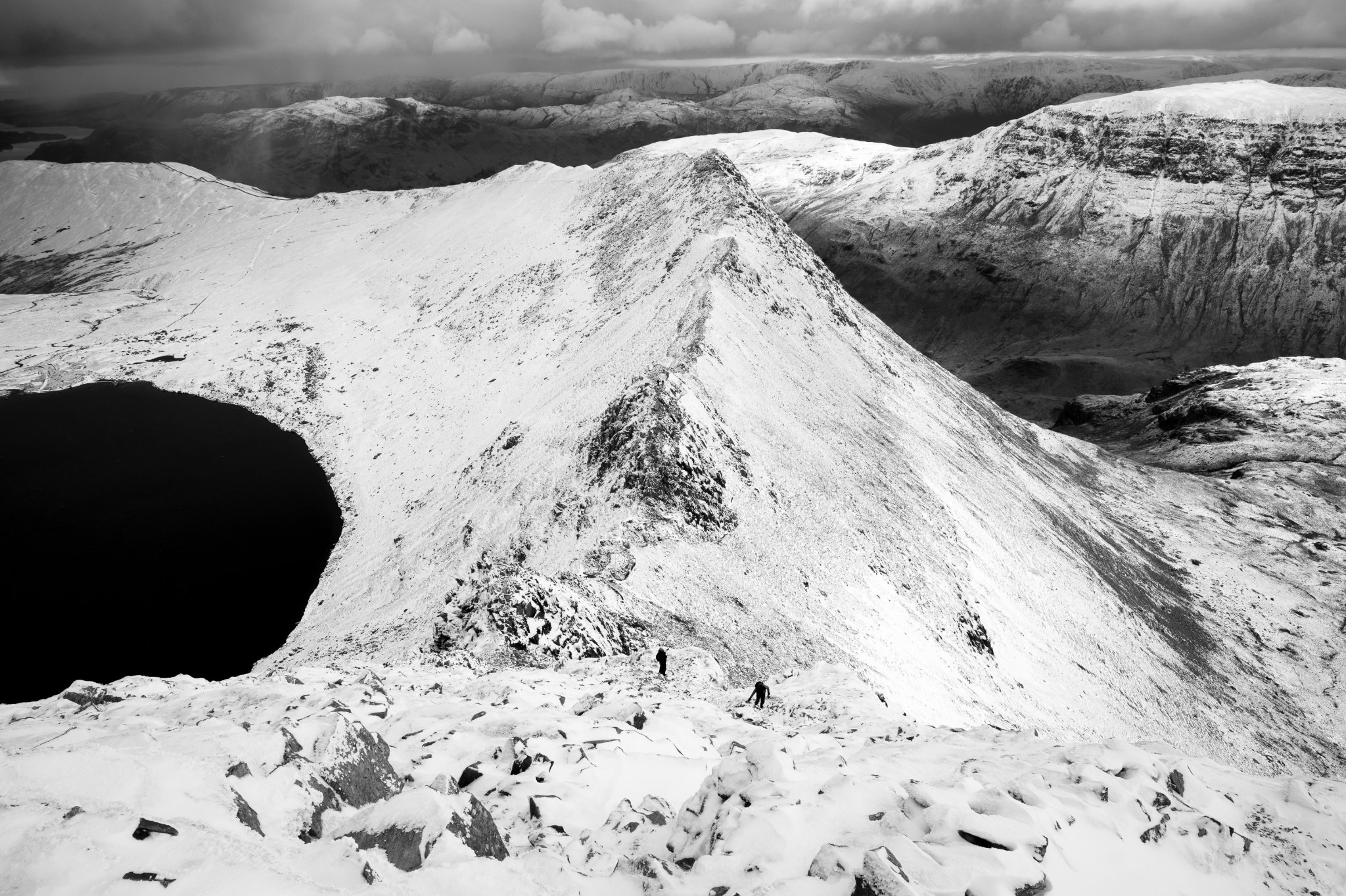 Striding Edge on Helvellyn - 950 metres -- English Lake District