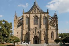 St. Barbara Church in Khutna Hora in Czech Republic