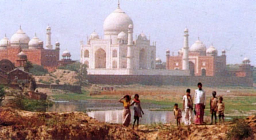 Taj Mahal in Agra, India - the finest example of Mughal architecture