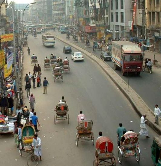 Bicycle Rickshaws in Dhaka