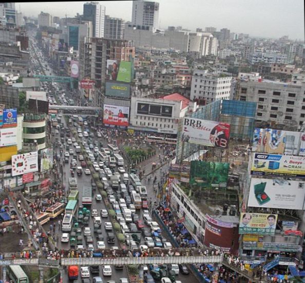 Traffic congestion in Dhaka