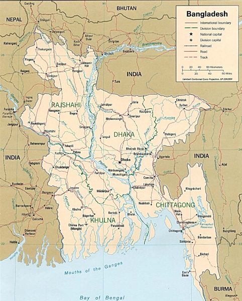 Map of Bangladesh