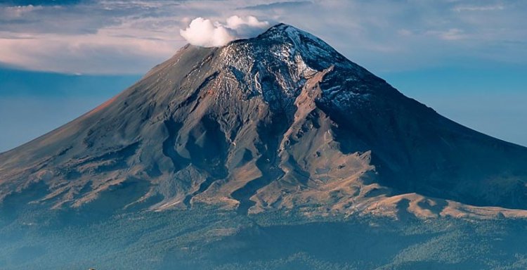 Popocatapetl - 5452 metres - second highest mountain in Mexico