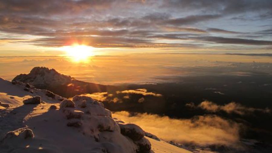 Sunrise from Kilimanjaro