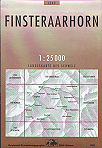 Finsteraarhorm Walking / Hiking Map